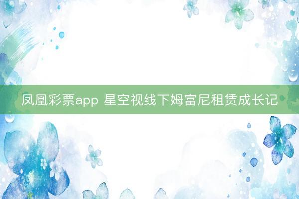 凤凰彩票app 星空视线下姆富尼租赁成长记