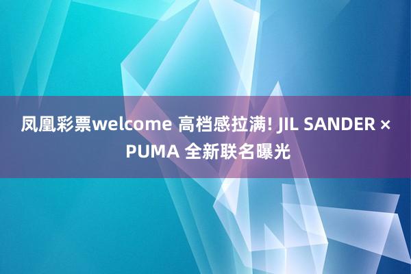 凤凰彩票welcome 高档感拉满! JIL SANDER × PUMA 全新联名曝光