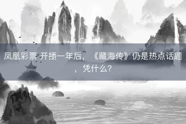 凤凰彩票 开播一年后,《藏海传》仍是热点话题,凭什么?